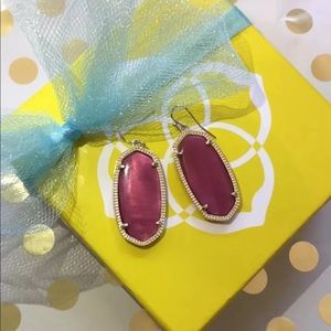 Kendra Scott Burgundy Illusion Elle Earrings